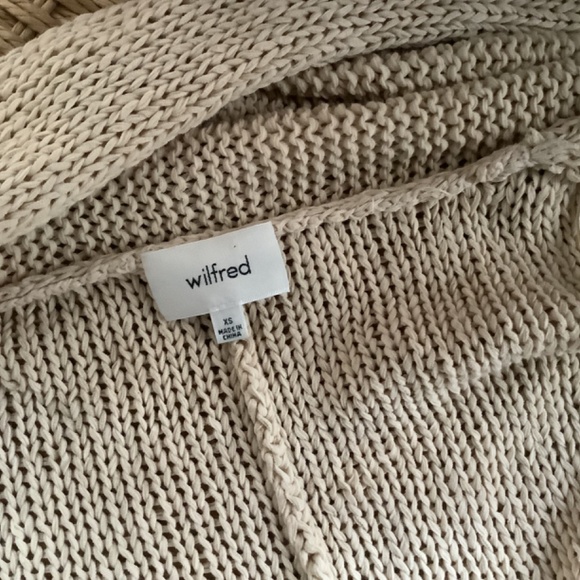 Wilfred cotton blend sweater, cream, xs - Picture 5 of 7